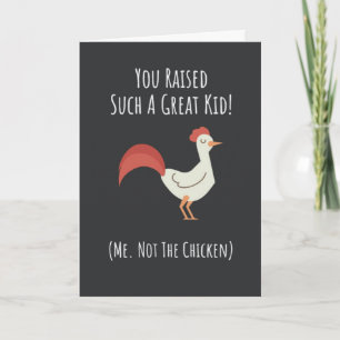 Cartes drôles de maman poulet humour humoristique