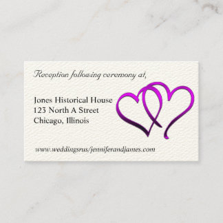 Cartes du boîtier Mariage de Purple Hearts