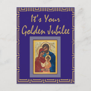 Cartes du jubilé d'or de la religieuse catholique
