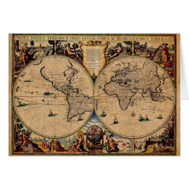 Cartes du vieux monde (Devant horizontal)