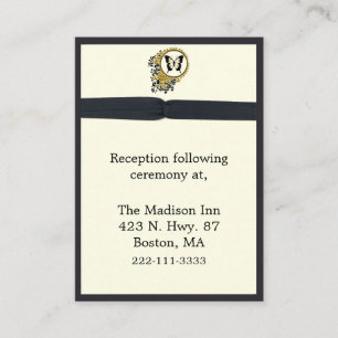 Cartes élégantes de clôture de mariage