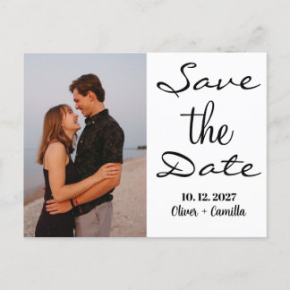 Cartes élégantes de faire-part de mariage "Save th