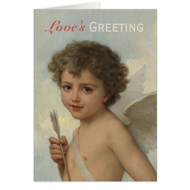 Cartes Émile Munier Amour Cupid CC1198 Valentine (Devant)
