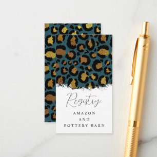 Cartes Empreintes de léopard - Cheetah