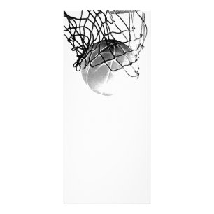 Cartes en rack de basket-ball B&W