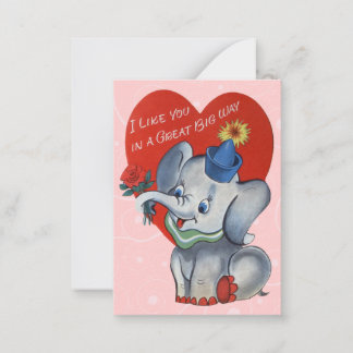 Cartes enfants Valentine vintage