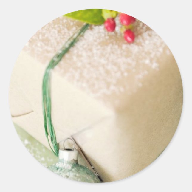 Cartes et autocollants cadeaux Snowy (Devant)