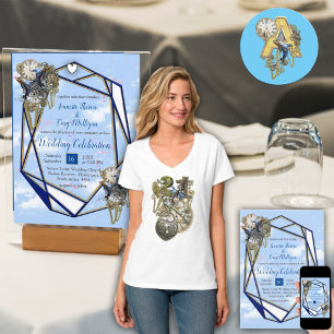 Cartes et cadeaux de fête de mariage intemporel St