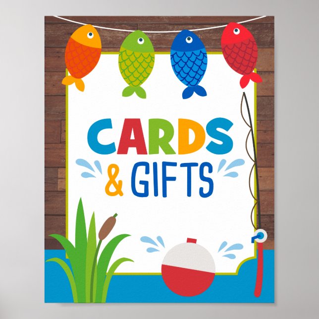 Cartes et Cadeaux Signer Pêche La Grande Poster (Devant)