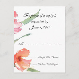 Cartes et invitations de mariage de RSVP