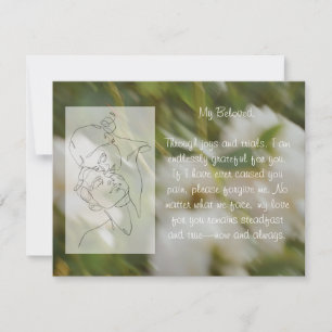 Cartes et notes d'amour du coeur