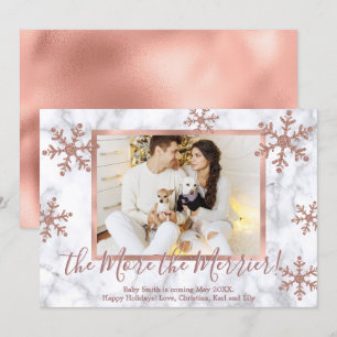 Cartes Faire-part de grossesse de Noël