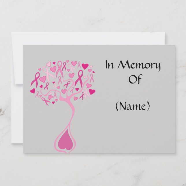 Cartes Faire-part de l'Arbre de Vie (Devant)