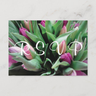 Cartes Faire-part de mariage RSVP | fleurs de tuli