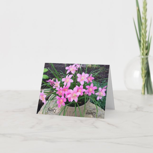 Cartes Fairy Lily (Devant)