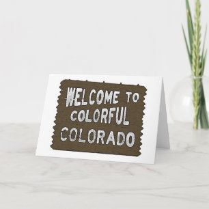 Cartes faites sur commande colorées de signe