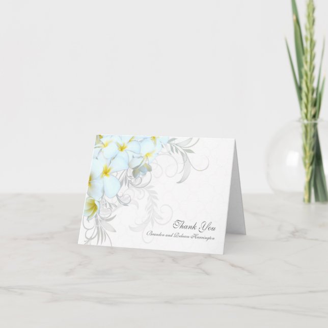 Cartes faites sur commande de Merci de mariage de (Devant)