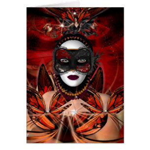 Cartes Fantaisie Art Papillon Reine