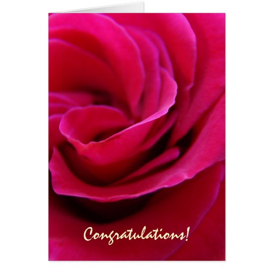 Cartes Félicitations ! Mariages roses de fleur de Pin de