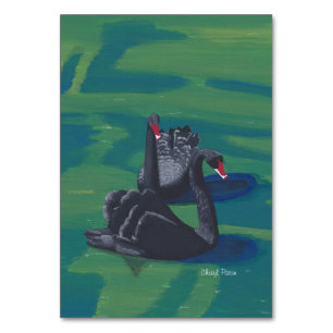 Cartes flash pour adultes Cygnes noirs