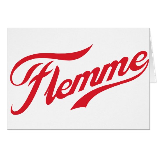 Cartes Flemme
