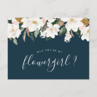 cartes fleur de magnolia voulez-vous être ma demoi