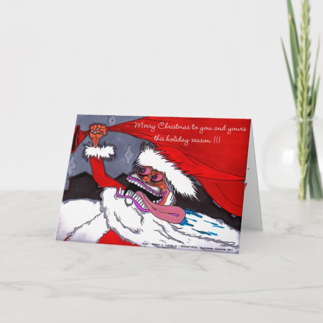 Cartes folles de Père Noël (Devant)