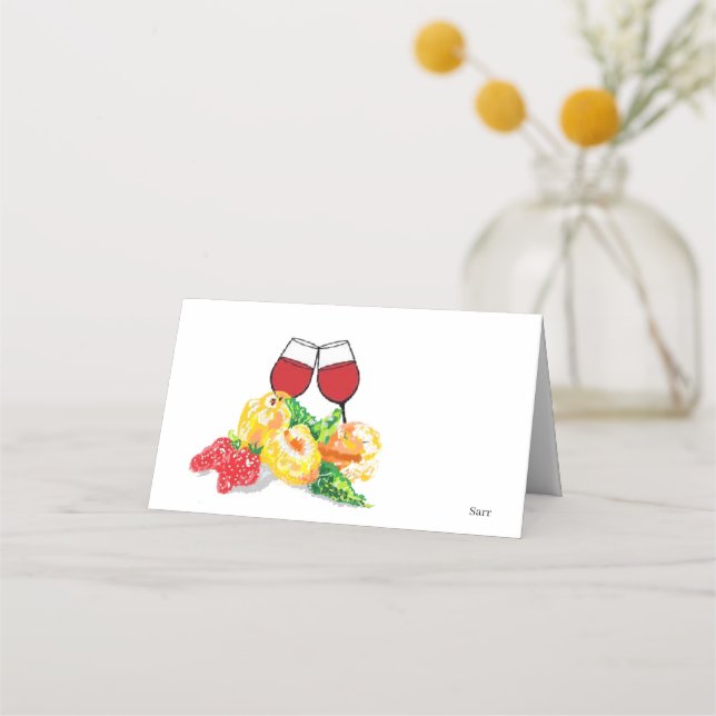 Cartes : Fruits & Vins (Devant)