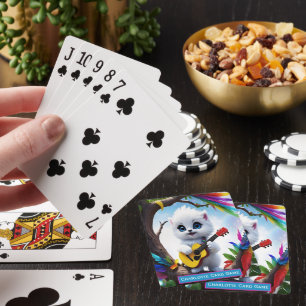 Cartes Fuzzy Friends Melody Monogram Jeu de Match pour en