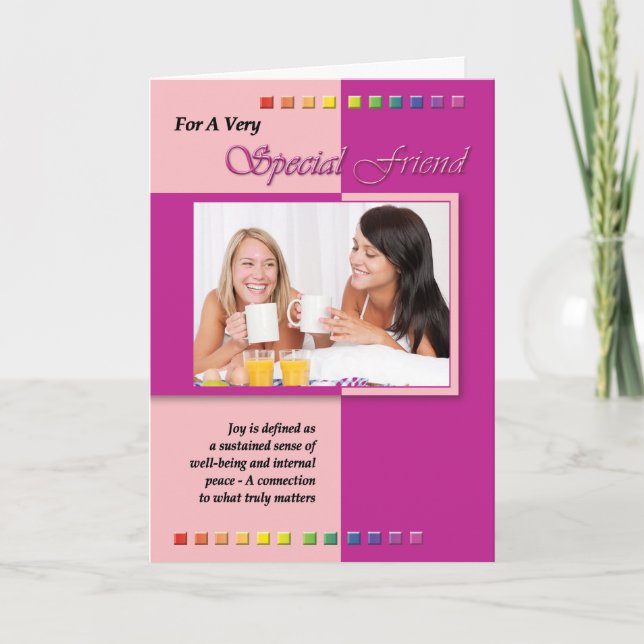 Cartes gaies - ami spécial (Devant)