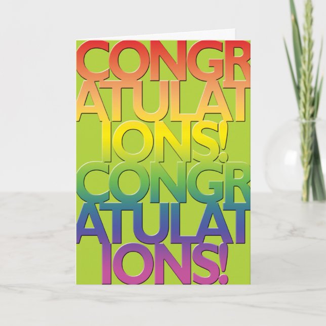 Cartes gaies - Congrads 01 (Devant)