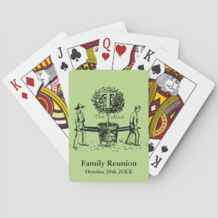 Cartes Gardeners Famille Retrouvailles Carte de jeu Nom p