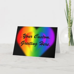 Cartes Gay Pride Personnalisées Invitations d'amo