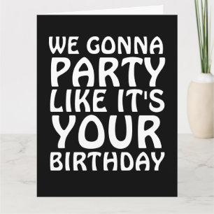 CARTES GÉANTES D'ANNIVERSAIRE NOUS ALLONS FAIRE LA