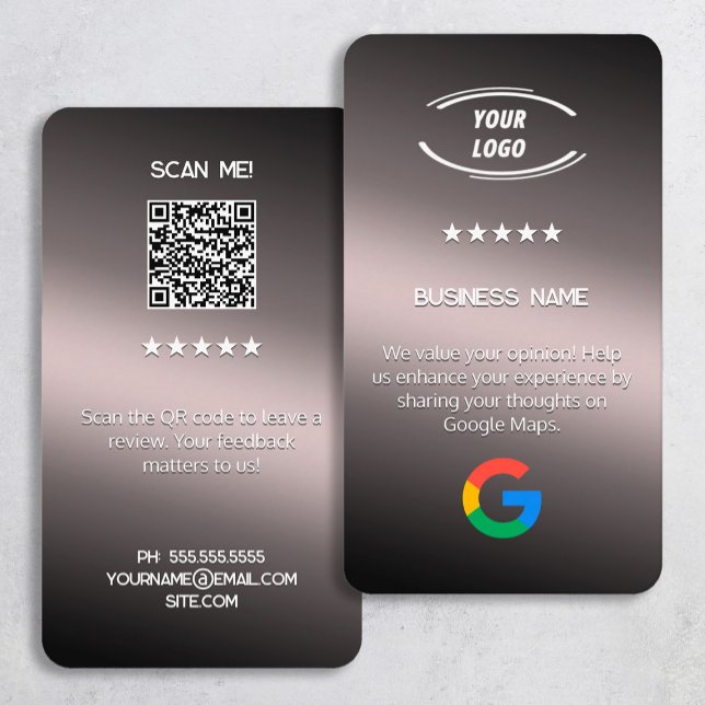 Cartes Google (Google Review Cards)