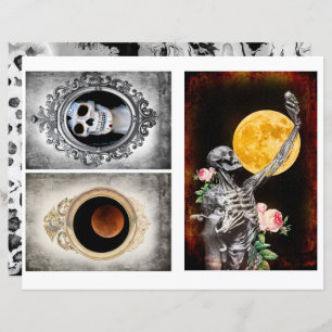 Cartes gothiques pour papier à morceau