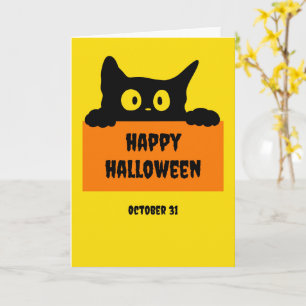 Cartes Halloween mignonnes Fantômes, Citrouilles