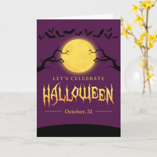 Cartes Halloween mignonnes Fantômes, Citrouilles