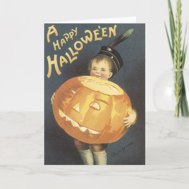 Cartes Halloween vintages (Devant)