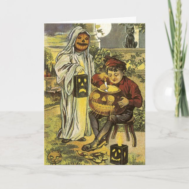 Cartes Halloween vintages (Devant)