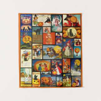 Cartes Halloween vintages Collecte Tapisserie