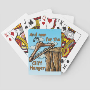 Cartes Image amusante de Cliff Hanger avec jeu de mot