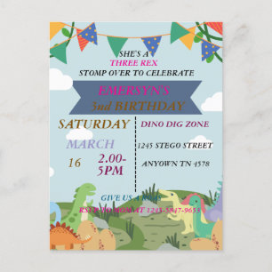 CARTES INVITATION D'ANNIVERSAIRE