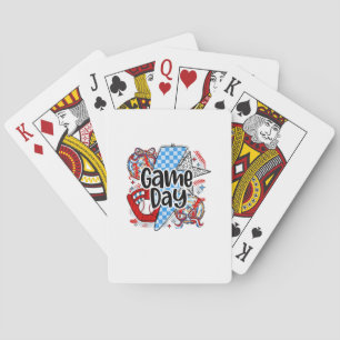 Cartes Jeu De Baseball Jour Rétro Tis Saison À damiers