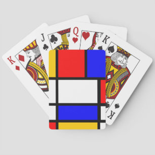 Cartes Jeu de carte Mondrian