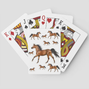 Cartes Jeu de cheval Deck de carte