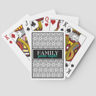 Cartes Jeu de famille Motif de nuit Classic Playing Carte