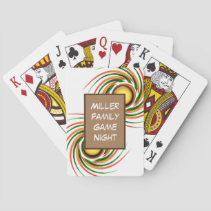 Cartes Jeu de famille Nuit Frottes vibrantes Spirales col