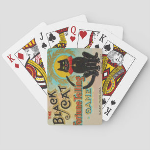 Cartes Jeu de narration Fortune Chat Noir