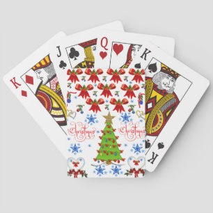 Cartes Jeu de Noël blanc